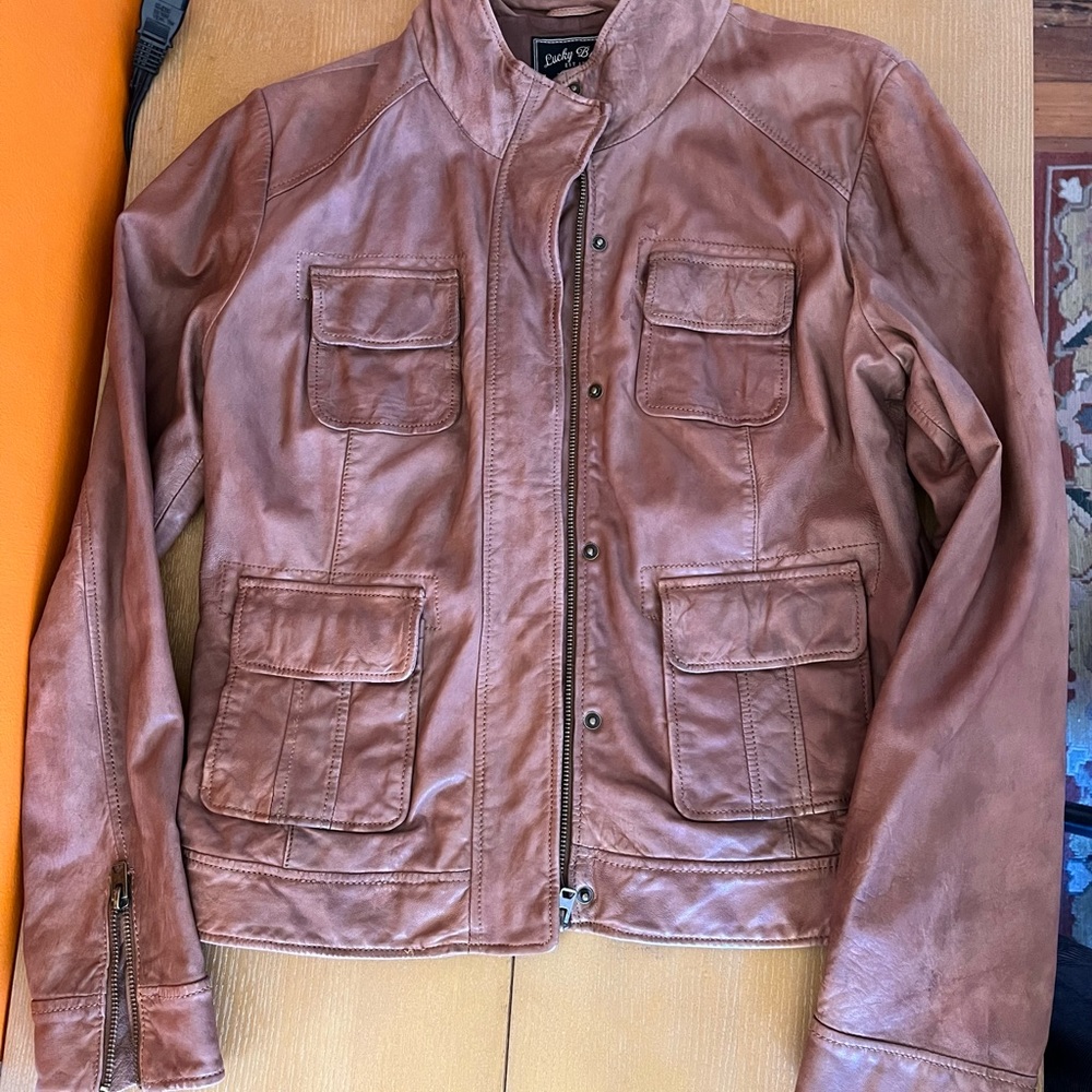 Lucky Brans soft leather jacket